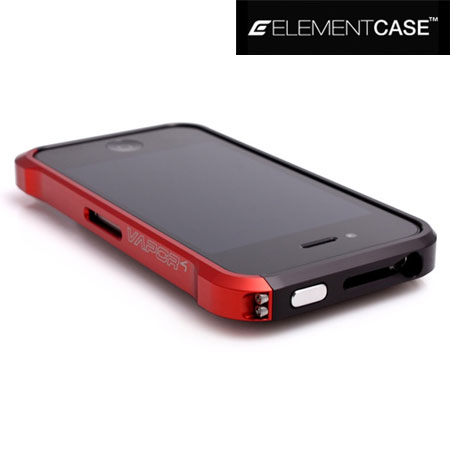 Bumper iPhone 4 - ElementCASE Vapor - Noire / rouge