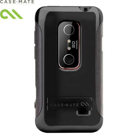 Housse HTC EVO 3D Case-Mate Pop - Noire / grise