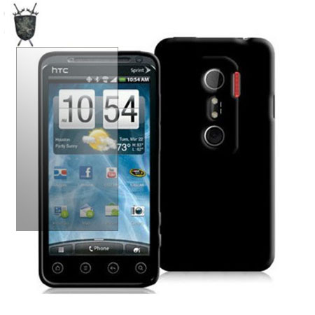 Housse HTC EVO 3D - Flexishield Advanced - Noire
