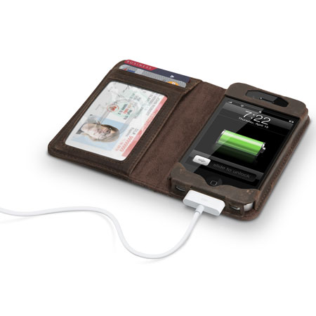 Twelve South BookBook Case for iPhone 4S / 4 - Brown