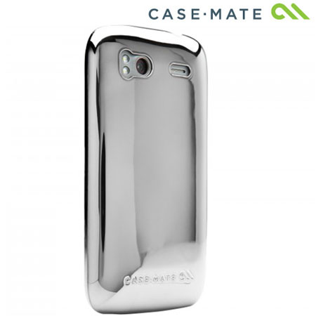 Coque HTC Sensation / Sensation XE - Case-Mate Barely There - Argent métallisé