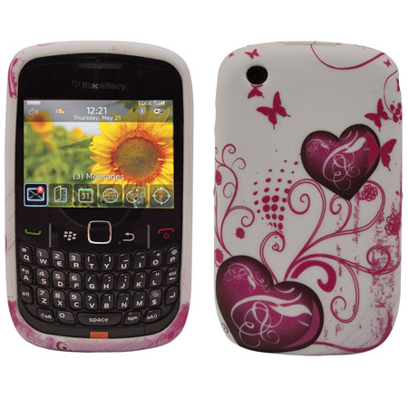 Pack de 3 coques BlackBerry Curve 8520 / 9300  - Girl Power Pack