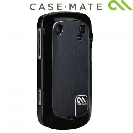 Housse BlackBerry Bold 9900 - Case-Mate Barely There Brushed Aluminium - Noire