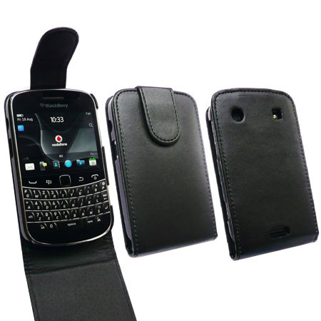 BlackBerry Bold 9900 Flip Case - Black