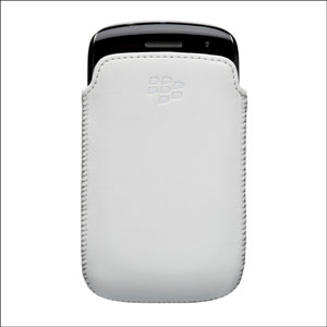BlackBerry Curve 9350/9360/9370 Pocket White w/Grey Liner