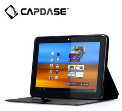 Capdase Leather Flip Case voor Samsung Galaxy Tab 10.1