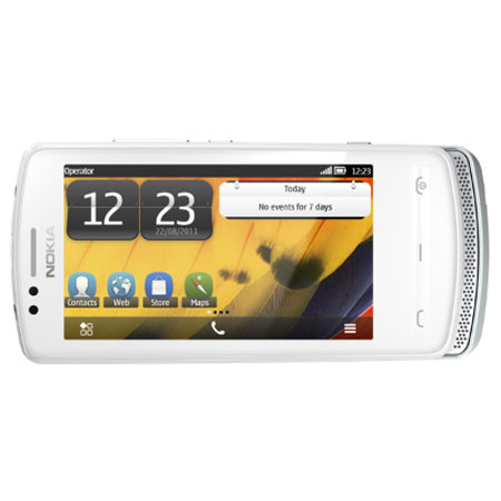 Sim Free Nokia 700 - Silver White
