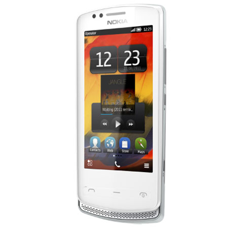Sim Free Nokia 700 - Silver White