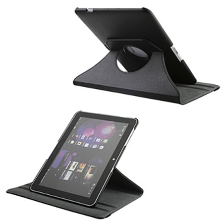 Samsung Galaxy Tab 10.1 Rotatable Leather-Style Case and Stand