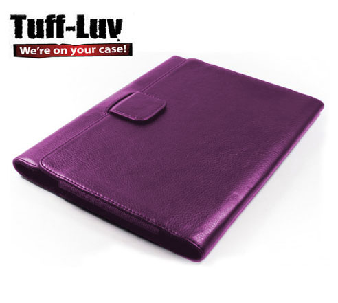 Tuff-Luv Veggie Leather Pull-Tab Sony Tablet S Case - Black