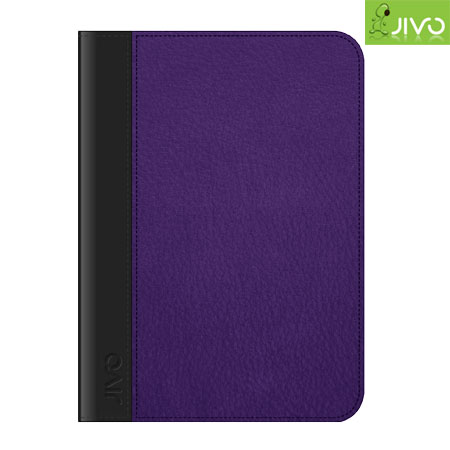 Jivo Leather Book Case for Amazon Kindle - Purple/Black