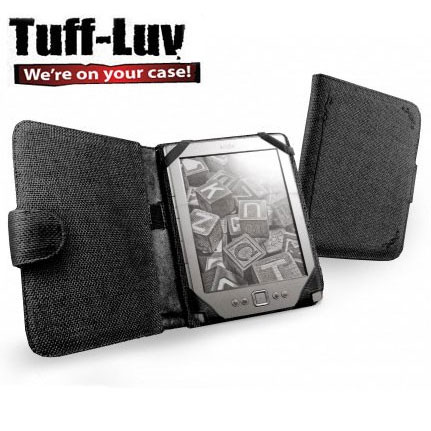 Tuff-Luv Kindle / Paperwhite / Touch Hemp Case - Charcoal