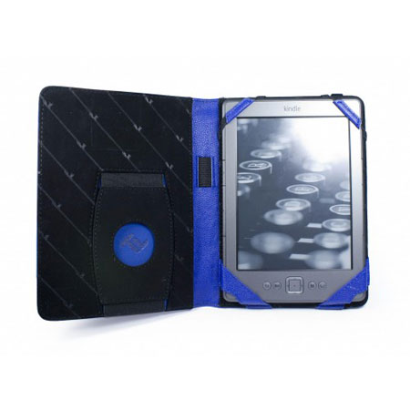 Tuff-Luv Smart Jacket Kindle 4 Case Cover - Electric Blue