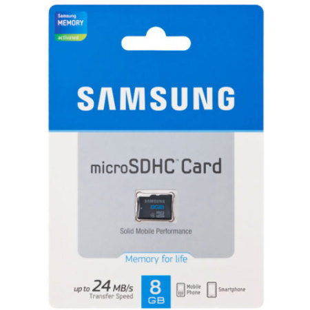 Samsung Galaxy Proclaim Cell Phone Memory Card 8GB microSDHC Memory Card with SD Adapter