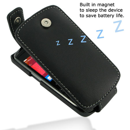 PDair Leather Flip Case - BlackBerry Curve 9360