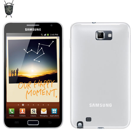 Coque Samsung Galaxy Note - FlexiShield - Blanche