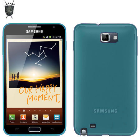 Coque silicone Samsung Galaxy Note - FlexiShield - Bleue