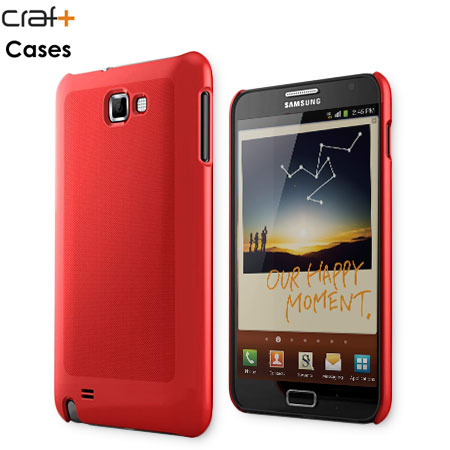 Coque Samsung Galaxy Note Craft Cases Ultra Slim Pattern Shell - Rouge