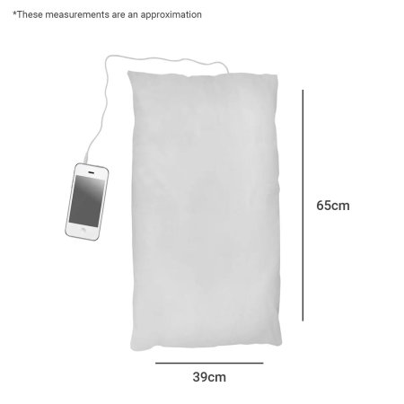 iMusic Pillow Speaker - 3.5mm AUX Connectivity