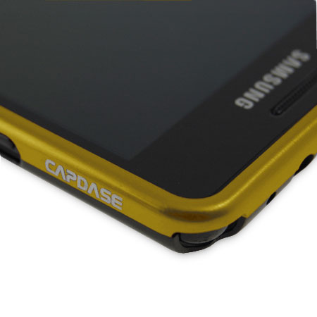 Bumper Samsung Galaxy S2 Capdase Alumor - Or / noir