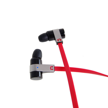 Novero Rockaway Stereo Bluetooth Headset - Black/Red