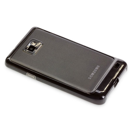 Genuine Samsung Galaxy S2 Flip Cover - Grey/Black