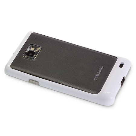 Originele Samsung Galaxy S2 Flip Cover - Grijs/Wit