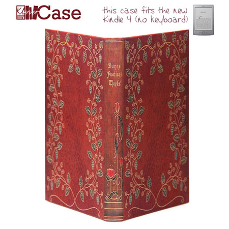 KleverCase False Book Case voor Amazon Kindle - Burns' Poetical Works