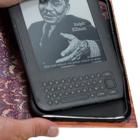 KleverCase False Book Case voor Amazon Kindle - Burns' Poetical Works