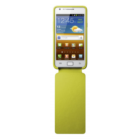 Genuine Samsung Galaxy S2 Flip Cover - Lime