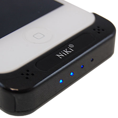 Coque-batterie iPhone 4S / 4 Niki - Noire