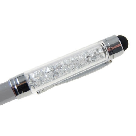 SD iDuo 2-in-1 Glamour Stylus - Silver