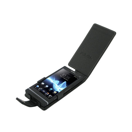 PDair Leather Flip Case - Sony Xperia S