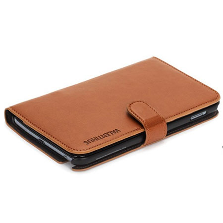 SGP Samsung Galaxy Note Wallet Case Valentinus Series - Brown