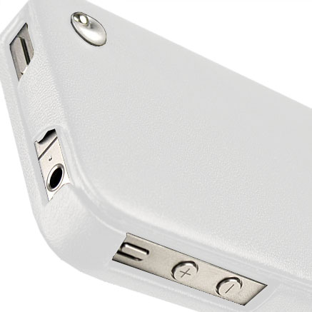 Noreve Tradition A Leather Case for iPhone 4S - White Nappa