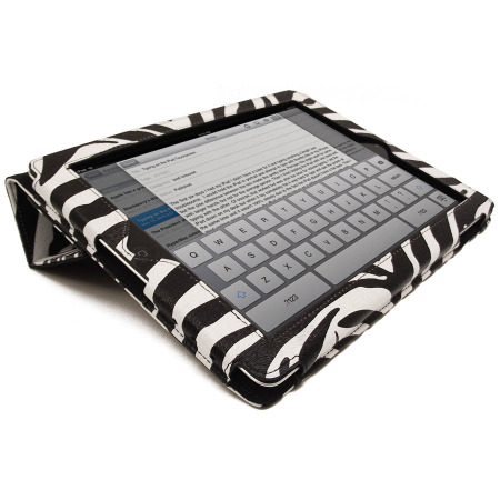 Funda iPad 4 / 3 / 2 SD Tabletwear Smart Cover Style  - Cebra