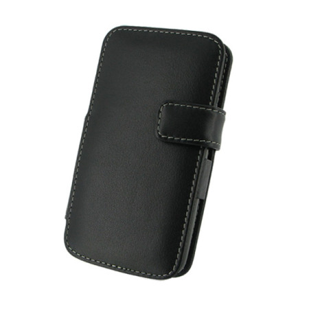PDair Leather Book Case till HTC One X - Svart