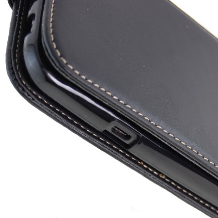Stal volume dans Pro-Tec Executive Leather Flip Case For HTC One X
