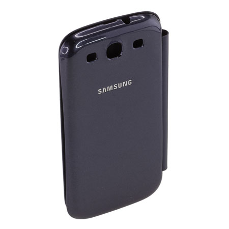 Flip Cover officielle Samsung Galaxy S3 EFC-1G6FBECSTD – Bleu Chromé