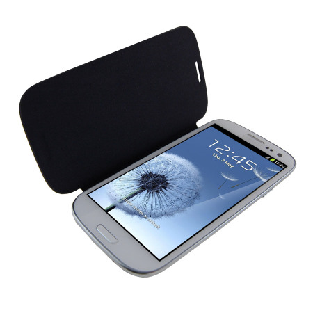 Genuine Samsung Galaxy S3 Flip Cover - Chrome Blue- EFC-1G6FBECSTD