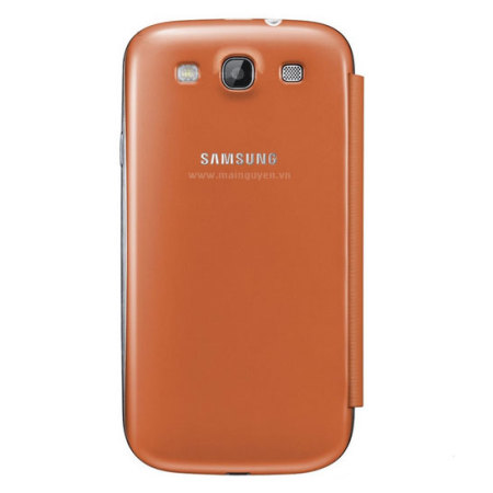 Flip Cover officielle Samsung Galaxy S3 EFC-1G6FOECSTD – Orange 