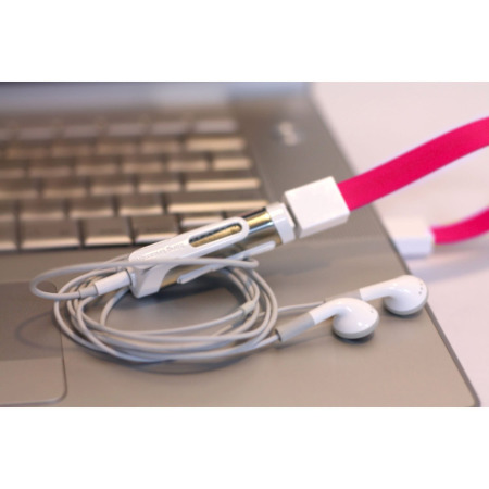 Cable datos Micro USB y iPhone / iPad / iPod Mohzy Loop - Rosa 