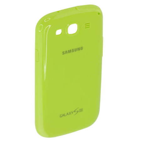 Coque officielle Samsung Galaxy S3 TPU - Verte - EFC-1G6WMEC