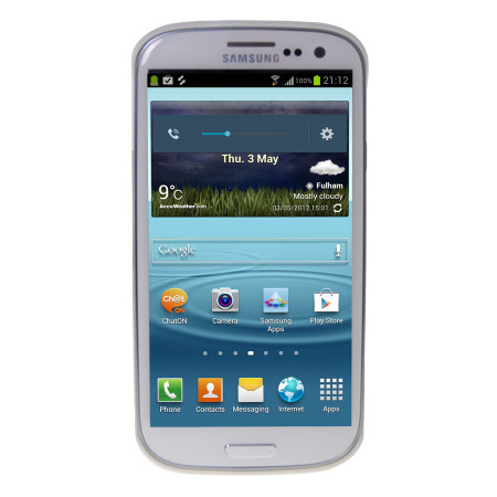 Coque officielle Samsung Galaxy S3 Mesh – Blanche