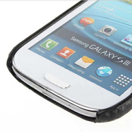 Samsung Galaxy S3 Twilled Back Case Black