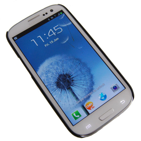 vervaldatum Kapel Niet ingewikkeld Metal-Slim Protective Case For Samsung Galaxy S3 - Black Rubber