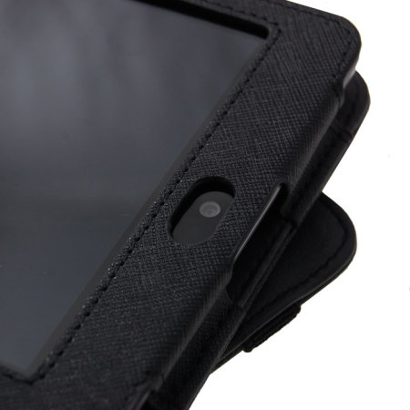 Housse Google Nexus 7 Leather Style Rotating - Noire