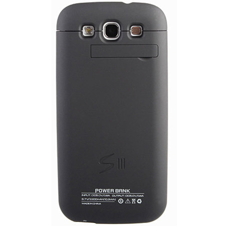 Samsung Galaxy S3 Battery Case 2200 mAh - Black