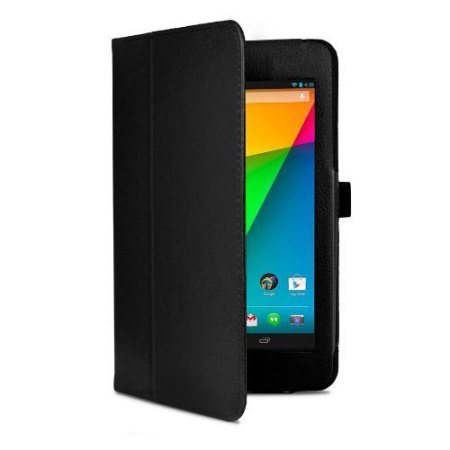 Adarga Folio Stand Google Nexus 7 Tasche in Schwarz