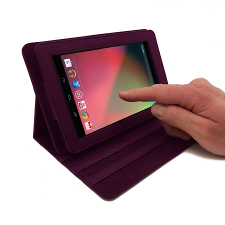 SD TabletWear LuxFolio Case for Google Nexus 7 - Purple